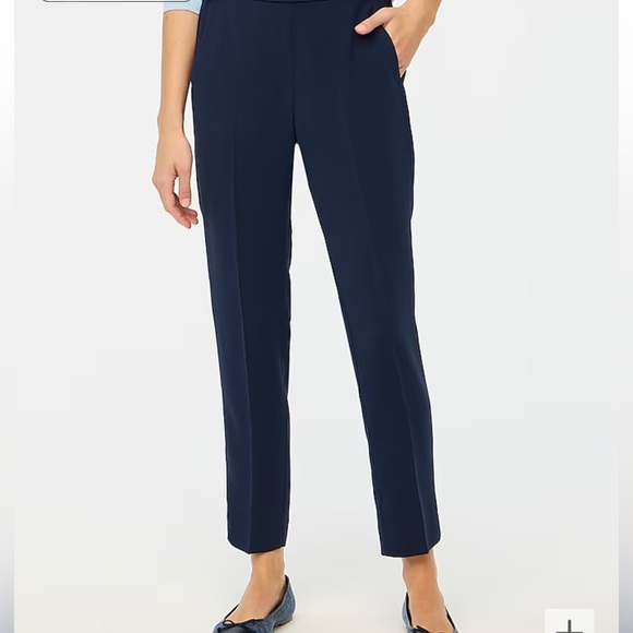 Women’s Navy Blue Ankle Length Pants. - Picture 1 of 4